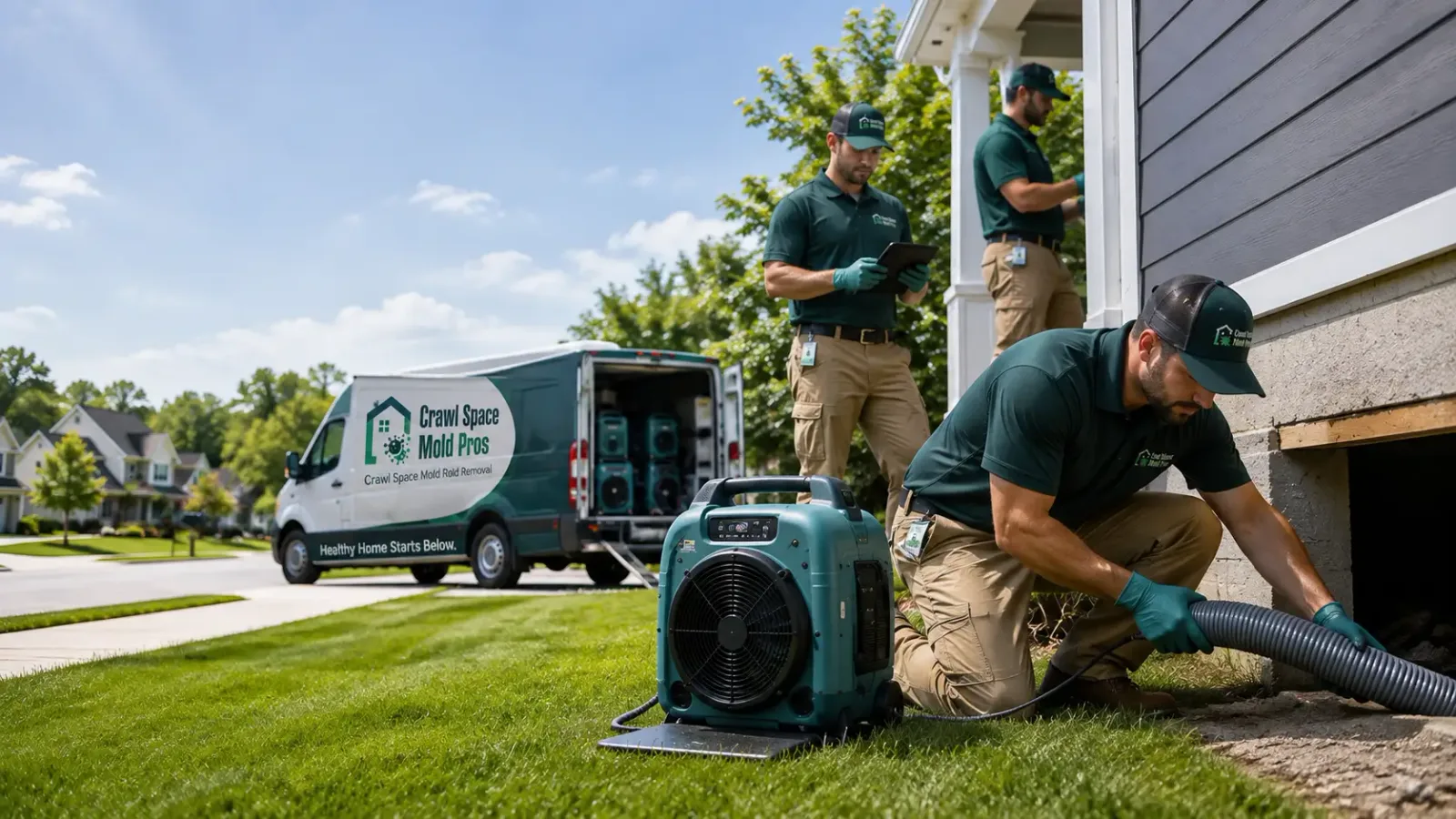 Crawl Space Mold Removal in Carrollton, VA